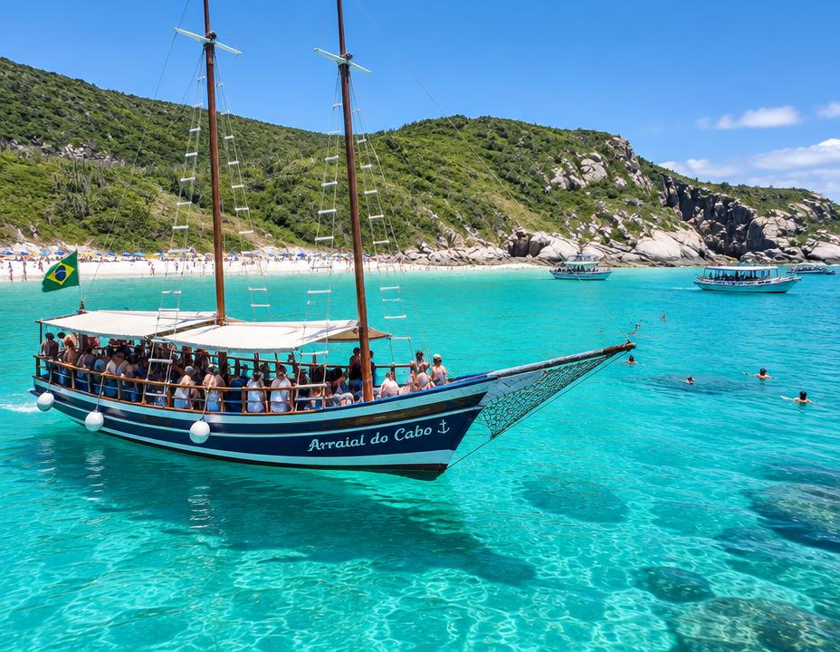 Arraial do Cabo Boat Tour with lunch